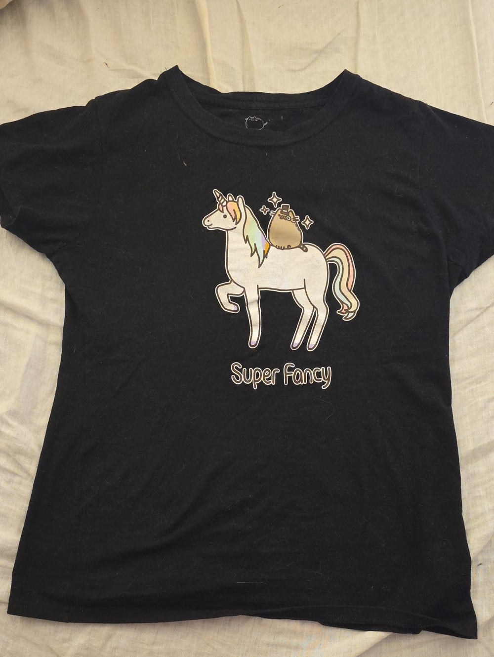 Pusheen Riding unicorn Tee